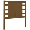 vidaXL Tête de lit Marron miel 81x4x100 cm Bois massif de pin