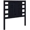 vidaXL Tête de lit Noir 106x4x100 cm Bois massif de pin