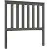 vidaXL Tête de lit Gris 96x6x101 cm Bois massif de pin