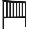 vidaXL Tête de lit Noir 96x6x101 cm Bois massif de pin