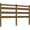 vidaXL Tête de lit Marron miel 206x4x100 cm Bois massif de pin