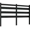 vidaXL Tête de lit Noir 206x4x100 cm Bois massif de pin