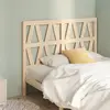 vidaXL Tête de lit 126x4x100 cm Bois massif de pin