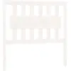 vidaXL Tête de lit Blanc 95,5x4x100 cm Bois massif de pin
