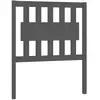vidaXL Tête de lit Gris 80,5x4x100 cm Bois massif de pin
