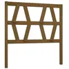 vidaXL Tête de lit Marron miel 81x4x100 cm Bois massif de pin