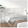 vidaXL Tête de lit Blanc 140,5x4x100 cm Bois massif de pin
