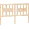 vidaXL Tête de lit 125,5x4x100 cm Bois massif de pin