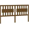 vidaXL Tête de lit Marron miel 155,5x4x100 cm Bois massif de pin