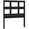 vidaXL Tête de lit Noir 95,5x4x100 cm Bois massif de pin