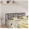 vidaXL Tête de lit Gris 206x4x100 cm Bois de pin massif