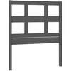 vidaXL Tête de lit Gris 80,5x4x100 cm Bois massif de pin