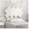 vidaXL Tête de lit Blanc 92x3x81 cm Bois massif de pin