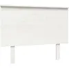 vidaXL Tête de lit Blanc 104x6x82,5 cm Bois massif de pin