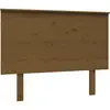 vidaXL Tête de lit Marron miel 104x6x82,5 cm Bois massif de pin