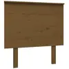 vidaXL Tête de lit Marron miel 79x6x82,5 cm Bois massif de pin