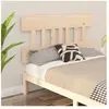 vidaXL Tête de lit 163,5x3x81 cm Bois massif de pin