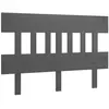 vidaXL Tête de lit Gris 183,5x3x81 cm Bois massif de pin