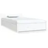 vidaXL Cadre de lit avec tiroirs Blanc 90x190 cm Simple