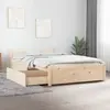 vidaXL Cadre de lit avec tiroirs 90x200 cm