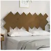 vidaXL Tête de lit Marron miel 151,5x3x81 cm Bois massif de pin