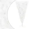 vidaXL Sapin de Noël artificiel renversé avec support Blanc 210 cm
