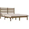 vidaXL Cadre de lit Marron miel Bois de pin massif 200x200 cm