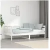 vidaXL Lit de jour Blanc Bois massif de pin 90x190 cm