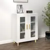 vidaXL Buffet blanc 69,5x34x90 cm bois d'ingénierie