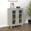 vidaXL Buffet gris béton 69,5x34x90 cm bois d'ingénierie
