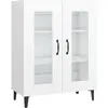vidaXL Buffet blanc 69,5x34x90 cm bois d'ingénierie