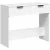 vidaXL Table console Blanc 90x36x75 cm Bois d'ingénierie
