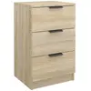 vidaXL Table de chevet Chêne sonoma 40x36x65 cm