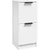 vidaXL Buffet Blanc 30x30x70 cm Bois d'ingénierie
