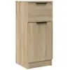 vidaXL Buffet Chêne sonoma 30x30x70 cm Bois d'ingénierie
