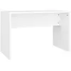 vidaXL Tabouret de toilette Blanc 70x35x45 cm Bois d'ingénierie