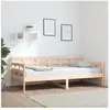 vidaXL Lit de jour Bois massif de pin 90x190 cm