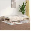 vidaXL Lit coulissant 2x(90x190) cm Bois de pin massif
