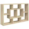 vidaXL Étagère murale Chêne Sonoma 85x16x52,5 cm Bois d'ingénierie