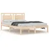 vidaXL Cadre de lit bois massif 120x190 cm petit double