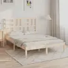 vidaXL Cadre de lit Bois massif 160x200 cm