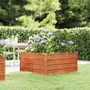 vidaXL Lit surélevé de jardin rouillé 100x100x45 cm acier corten