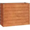 vidaXL Lit surélevé de jardin rouillé 100x40x77 cm acier corten