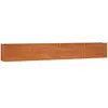 vidaXL Lit surélevé de jardin rouillé 320x40x45 cm acier corten