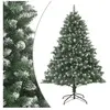 Sapin de Noël artificiel avec support 210 cm PVC