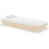 vidaXL Cadre de lit bois massif 75x190 cm petit simple