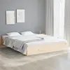 vidaXL Cadre de lit Bois massif 140x200 cm