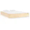 vidaXL Cadre de lit bois massif 160x200 cm