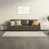 vidaXL Tables basses avec pieds en métal 2 pcs Gris béton 50x50x40 cm