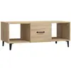 vidaXL Table basse Chêne sonoma 102x50x40 cm Bois d'ingénierie